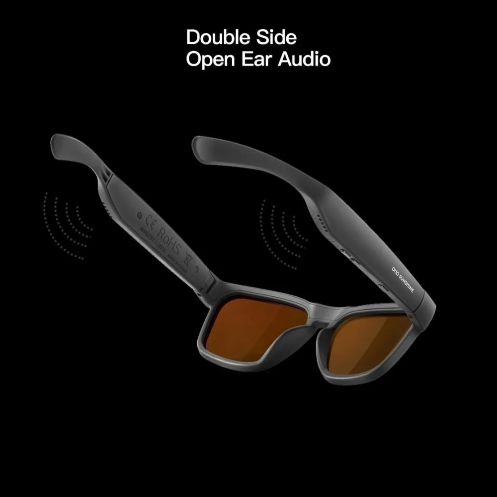 OhO Smart Glasses,Polarized Sunglasses with Bluetooth Speaker